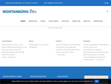 Tablet Screenshot of montanbuero.de